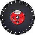 Diamond Products DIAMOND PRODUCTS 21571 Circular Saw Blade, 14 in Dia, Diamond Cutting Edge, 1 in Arbor, HCS 21571